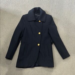 French connection Black Pea Coat
